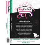 StayPerfect Peel N Stick Pre Cut Stabilizer Sheets 25 pack - Sewingmachinesplus.com