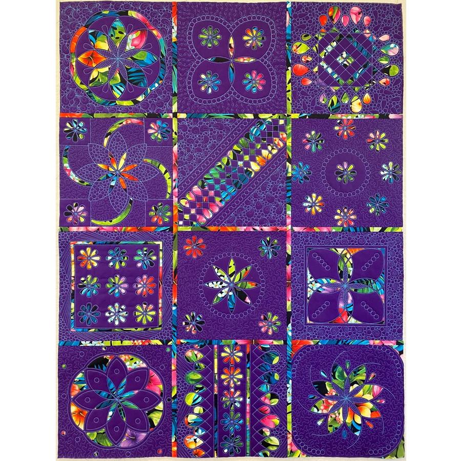 Westalee Design Flower Power Block Template Kit - Sewingmachinesplus.com