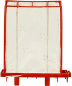SEBO AIRBELT K vacuum filter set: red frame with white pleated filters (1 micro, 1 exhaust)