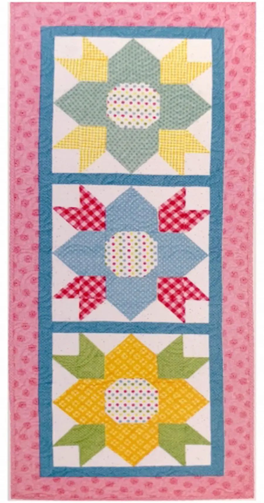 Riley Blake May Blossoms Table Runner Fabric Kit - Sewingmachinesplus.com