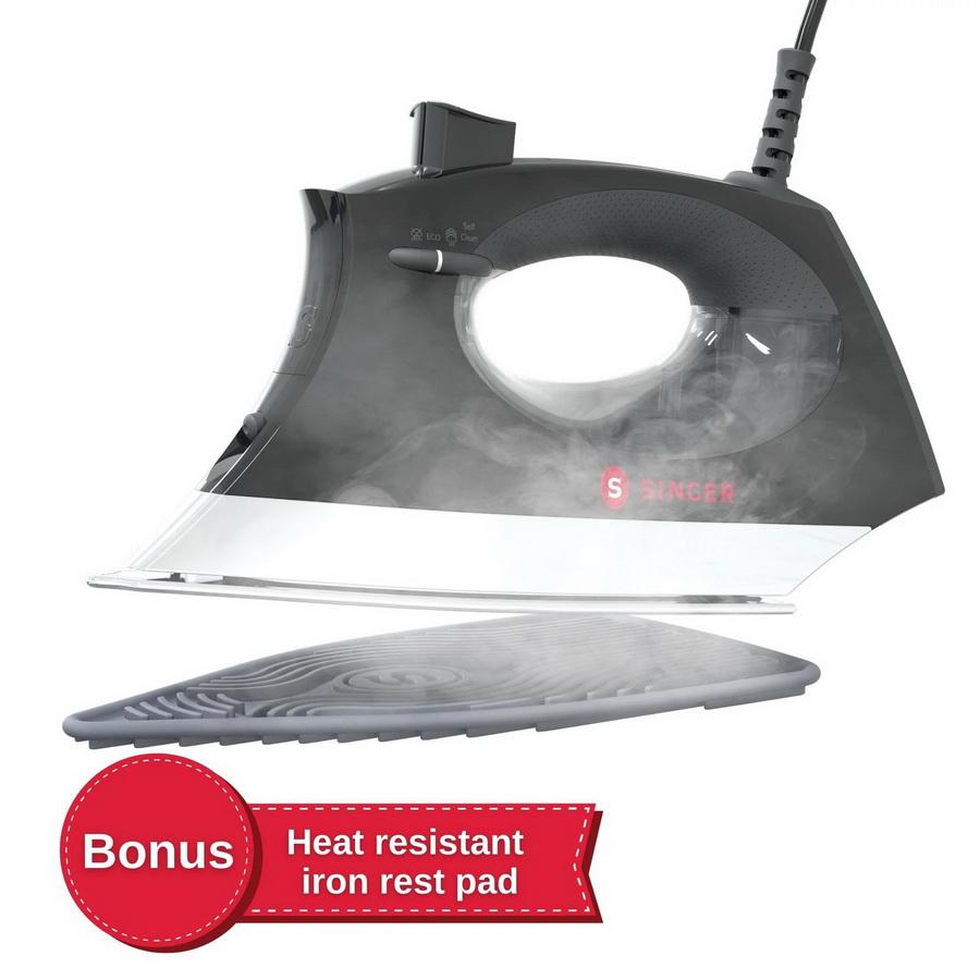 Singer Iron Gray SteamCraft Plus 2.0 Steam Iron - Sewingmachinesplus.com