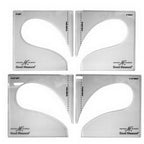 Good Measure Long Arm Every Plume 3 Quilting Template Ruler 4 PC Set - Sewingmachinesplus.com