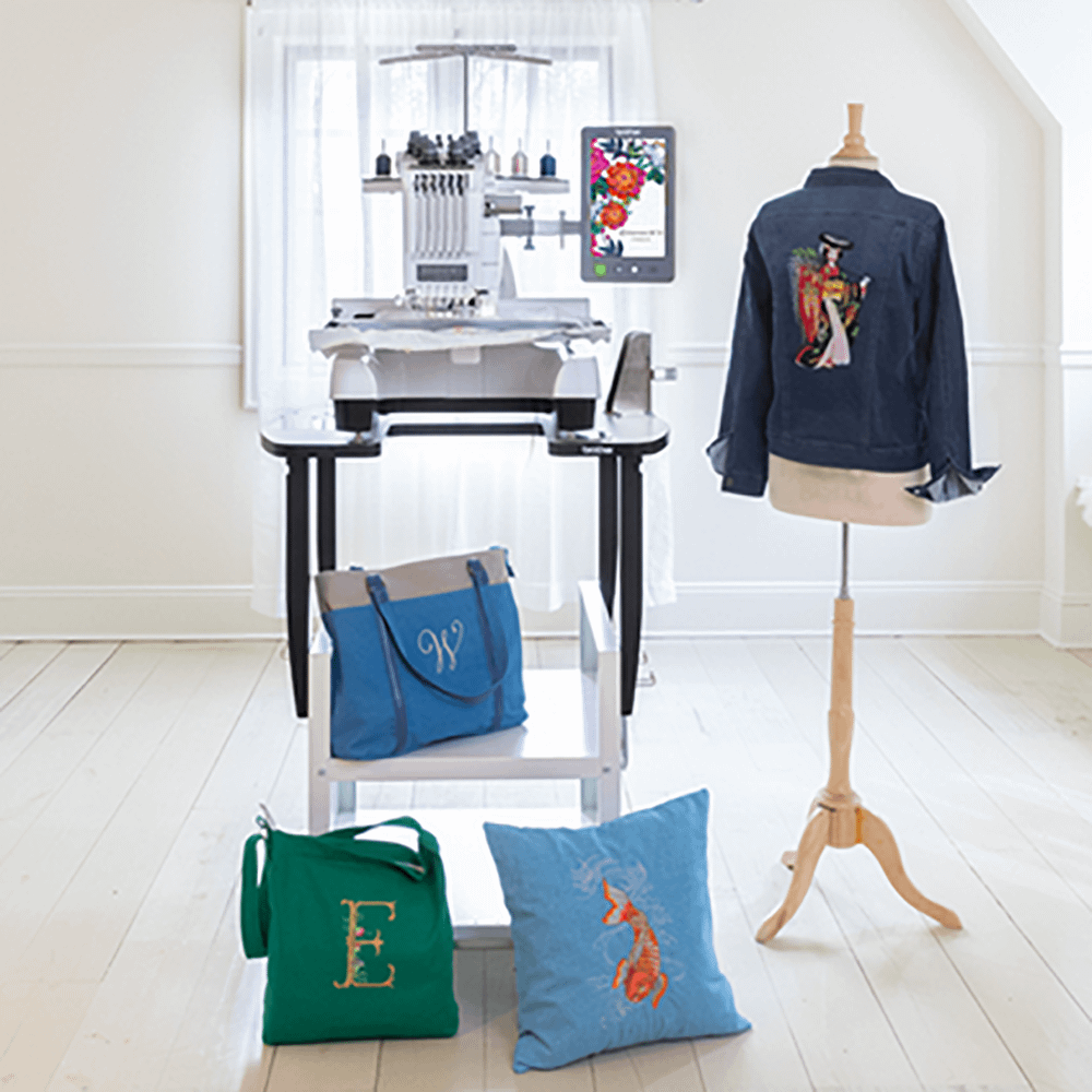 Brother Entrepreneur PR680W 6 Needle Multi Embroidery Machine - Sewingmachinesplus.com