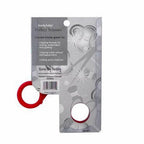 Karen Kay Buckley Perfect Scissors Red 3 - 3/4in Small curved Micro - Serrated Non - slip Blade - Sewingmachinesplus.com