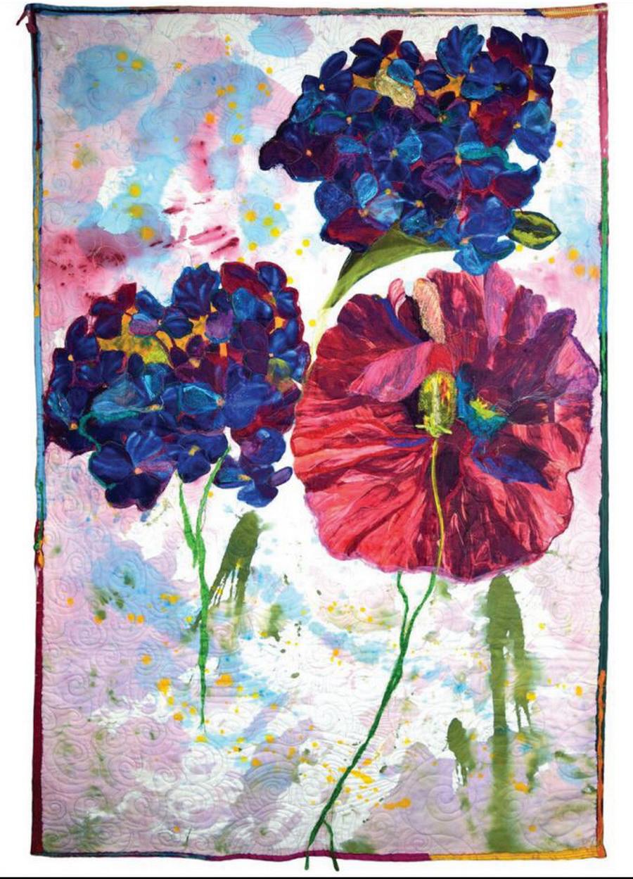 Frond Design Studio California Posies Quilt Kit - Sewingmachinesplus.com