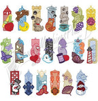 Dakota Collectibles Laced-themed Bookmarks with Applique Embroidery Designs - 970345