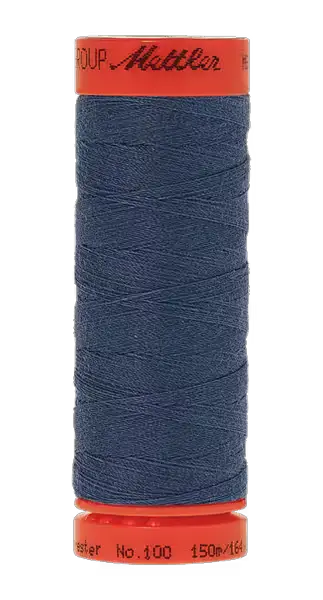 Mettler Metrosene Plus polyester thread spool in Laguna blue