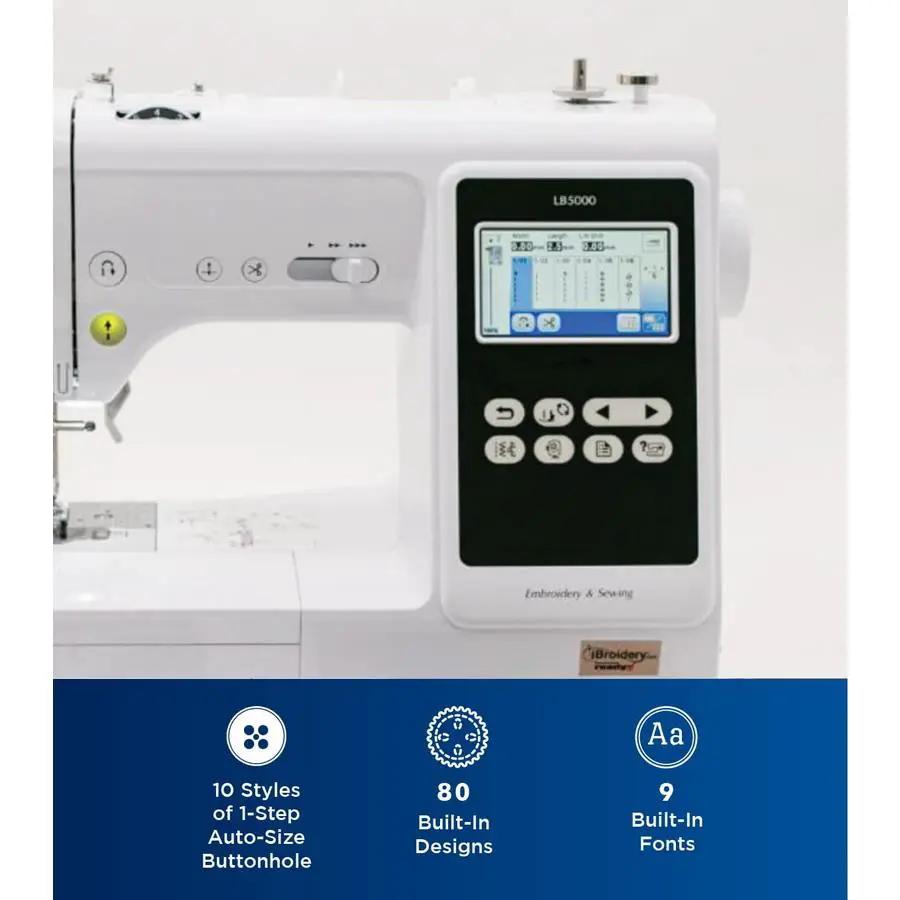 Brother LB5000 Sewing and Embroidery Machine - Sewingmachinesplus.com