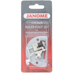 Janome 1/4 Inch Ruler Foot for High Shank, Low Shank or Straight Stitch 7mm/9mm - Sewingmachinesplus.com