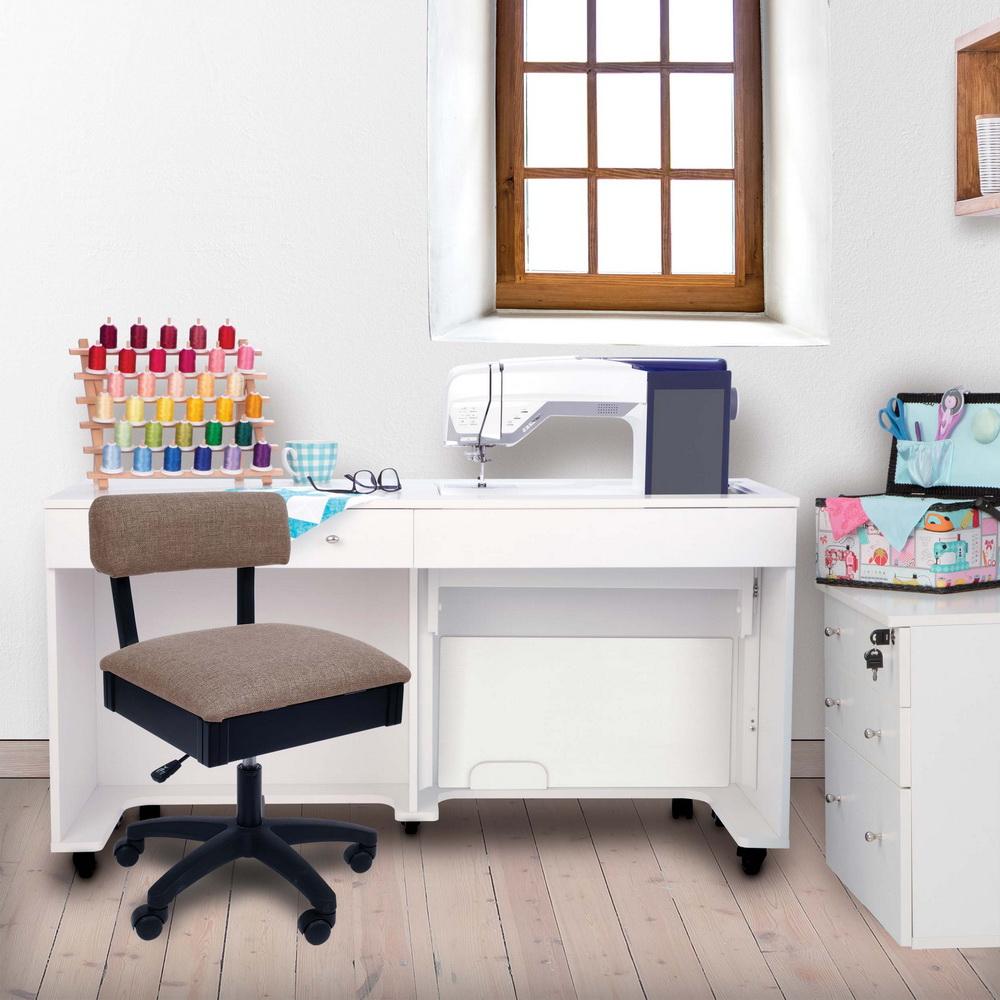 H8140 Arrow Adjustable Height Hydraulic Sewing and Craft Chair - Princess Hazel