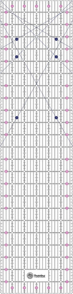 Crafters Companion Threaders 6 Inches x 24 Inches Folding Ruler