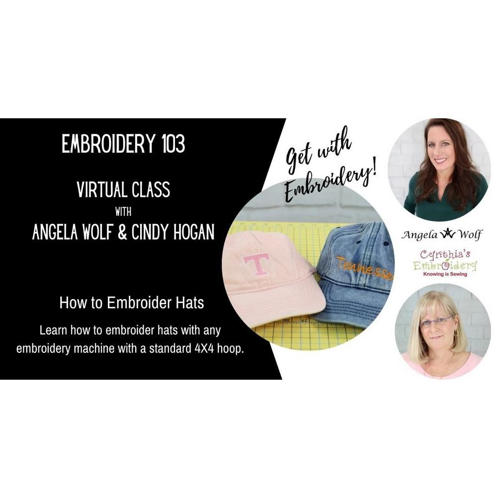 Angela Wolf Academy Embroidery 103 Class - Sewingmachinesplus.com