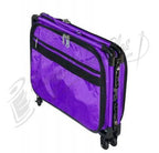 Tutto Large Machine on Wheels bag, purple, Tutto brand machine bag with wheels.