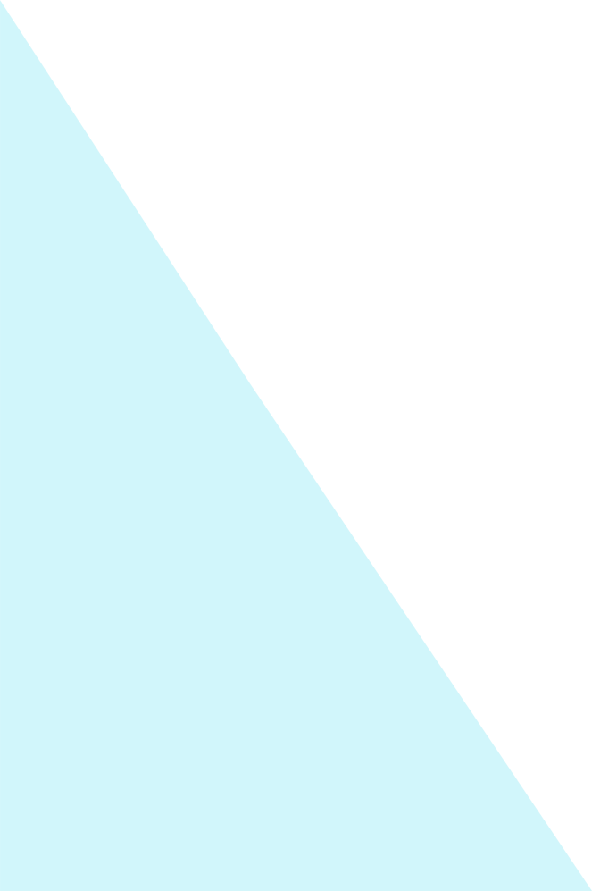 Left Hand Light Blue Triangle