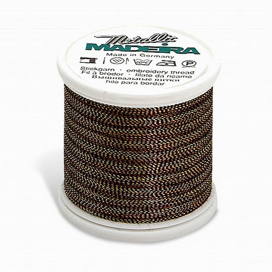 Madeira Metallic No. 40 220yds - Gold/Copper/Black - 482