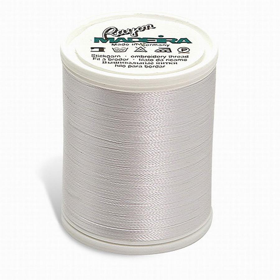 Madeira Rayon NO. 40 1100yds - Bright White - 1001
