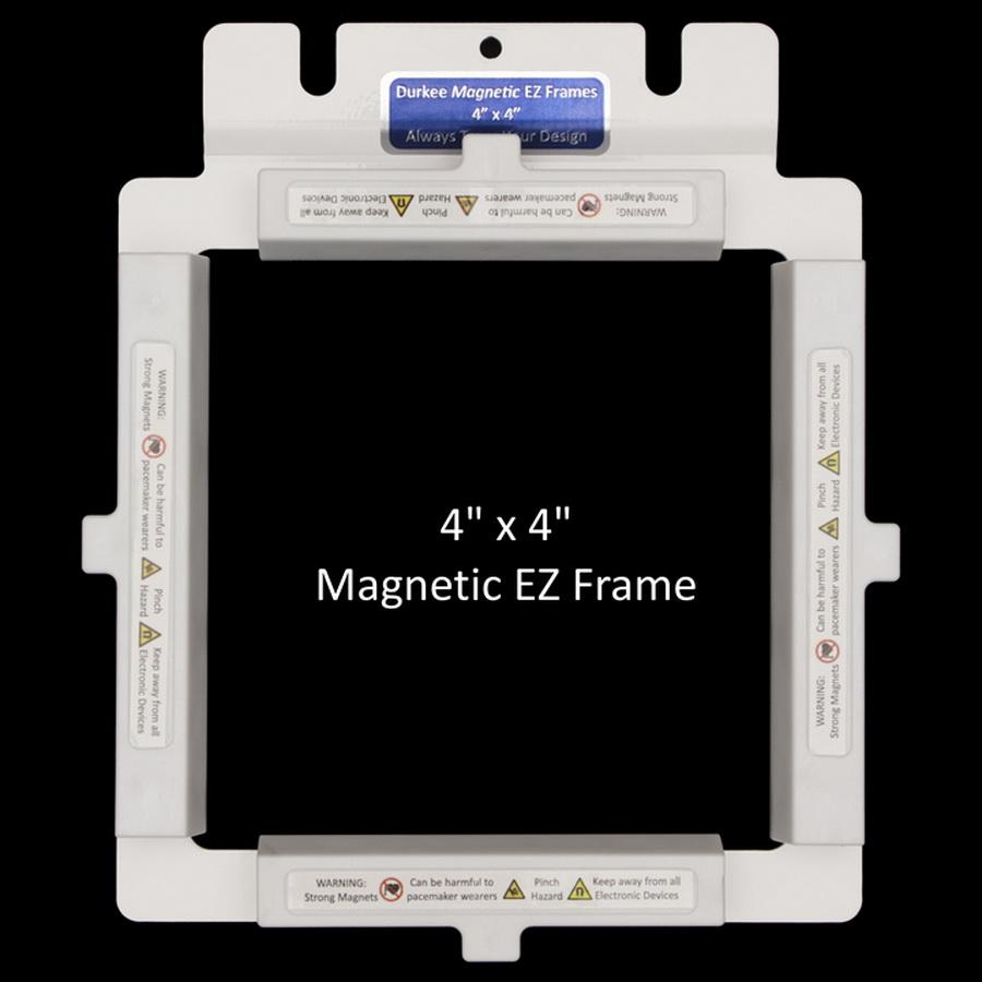 Durkee EZ Magnetic Frame Hoops 4 Piece Set With Arm - Sewingmachinesplus.com