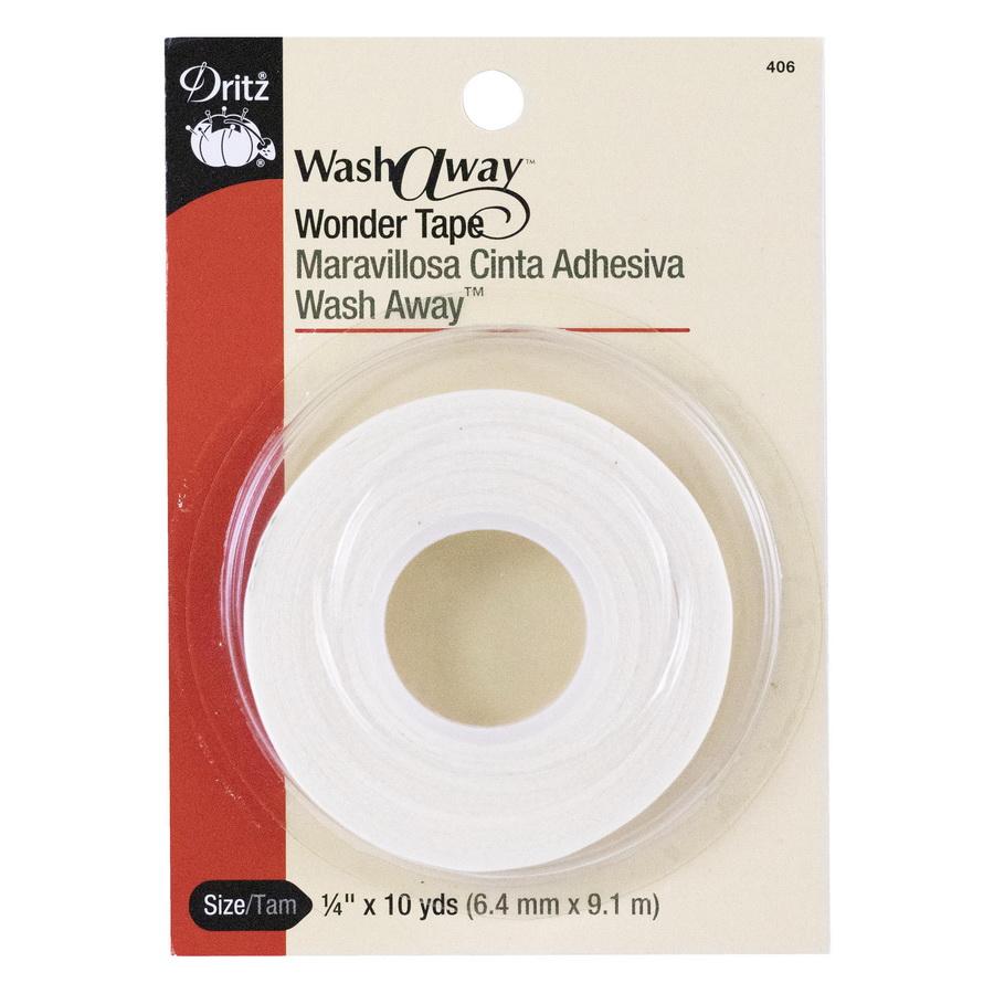 Dritz Wash-A-Way Wonder Tape 1/4inch x 10 yds (BT14)