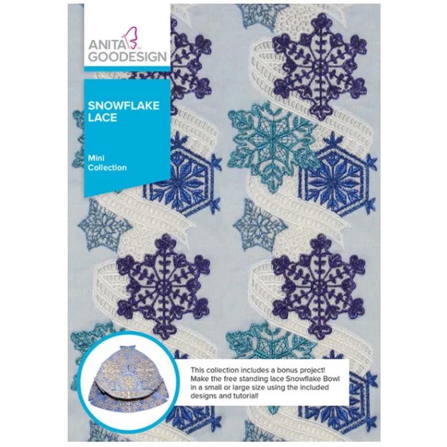 Anita Goodesign Snowflake Lace (32 Designs) - Sewingmachinesplus.com