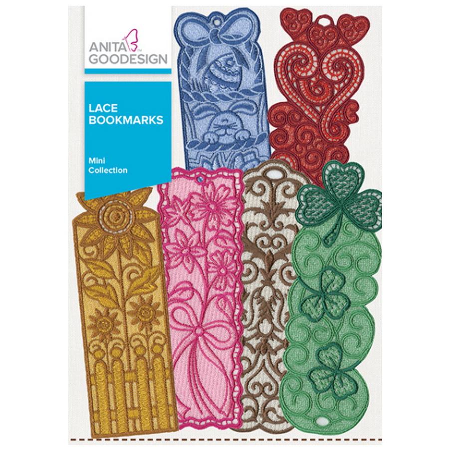 Anita Goodesign Lace Bookmarks (20 Designs) - Sewingmachinesplus.com