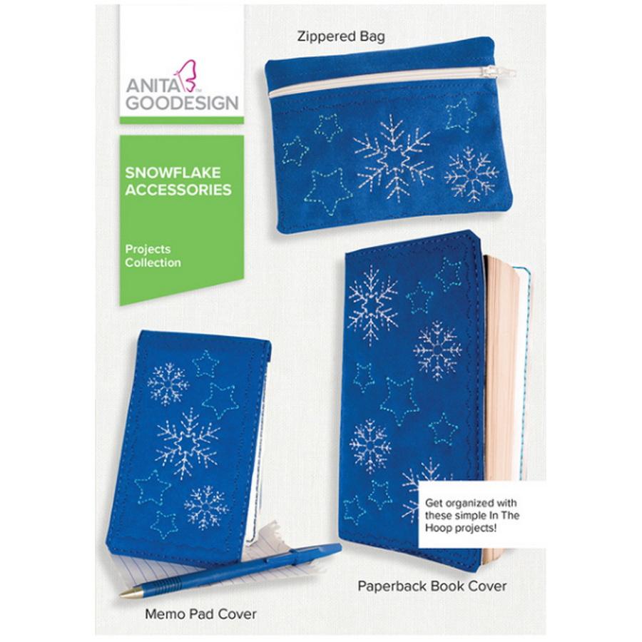 Anita Goodesign Snowflake Accessories (7 Projects) - Sewingmachinesplus.com