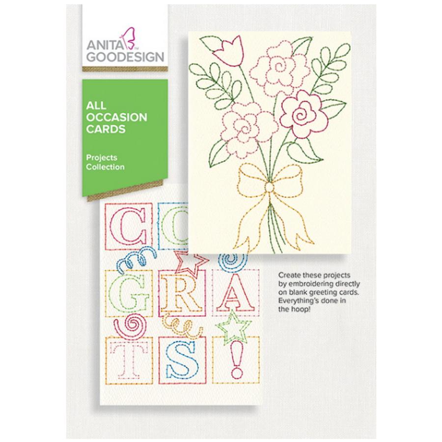 Anita Goodesign All Occasion Cards (16 Projects) - Sewingmachinesplus.com