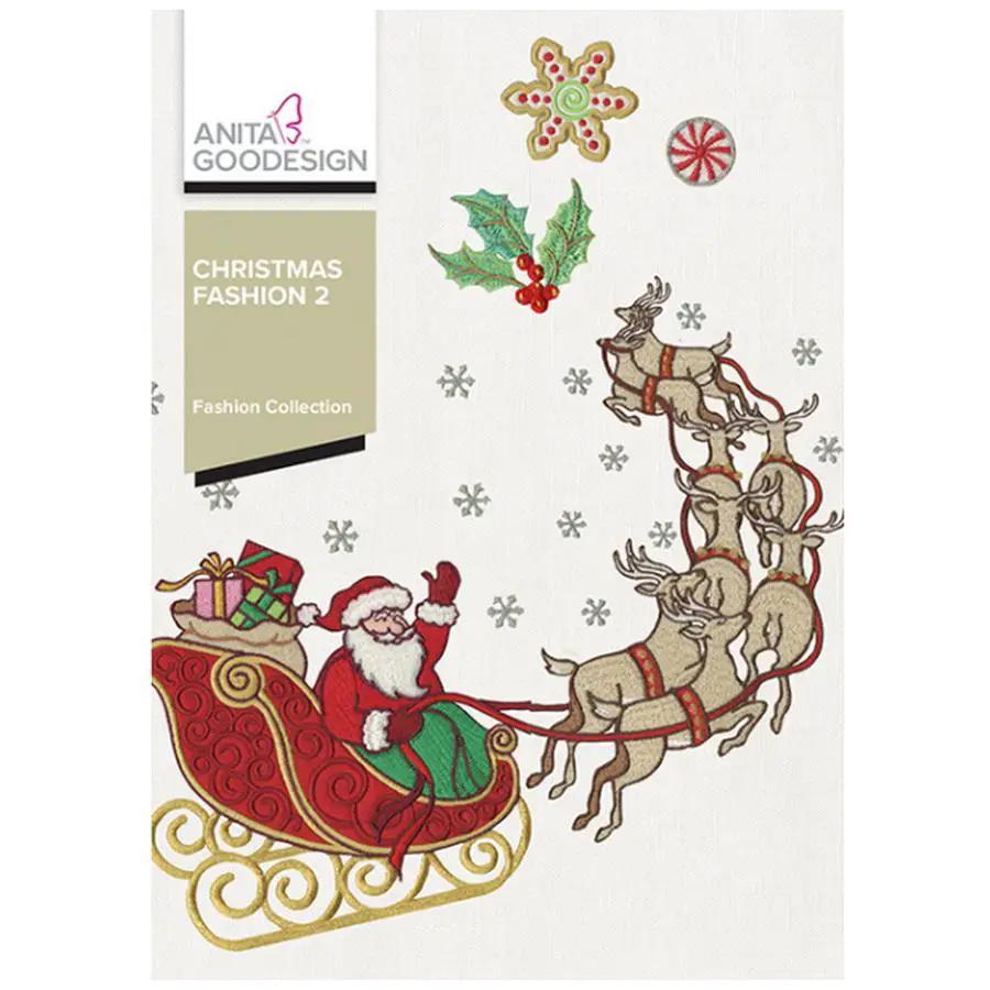 Anita Goodesign Christmas Fashion 2 131AGHD - Sewingmachinesplus.com