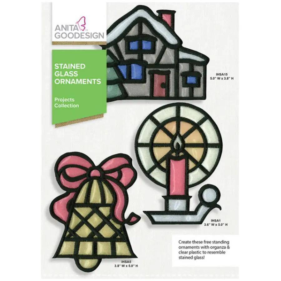 Anita Goodesign Stained Glass Ornaments (15 Designs) - Sewingmachinesplus.com