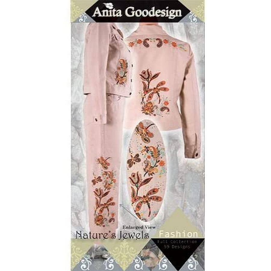 Anita Goodesign Fashion Collection Natures Jewels (59 Designs) - Sewingmachinesplus.com