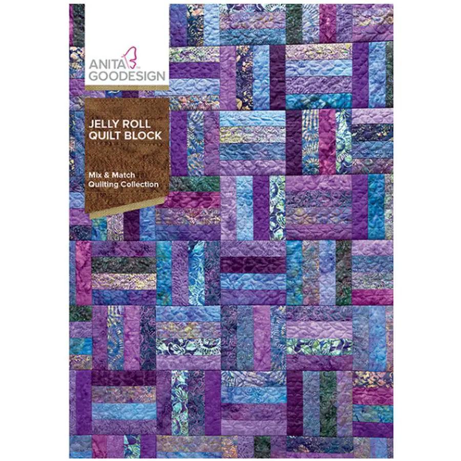 Anita Goodesign Jelly Roll Quilt Blocks 163AGHD - Sewingmachinesplus.com