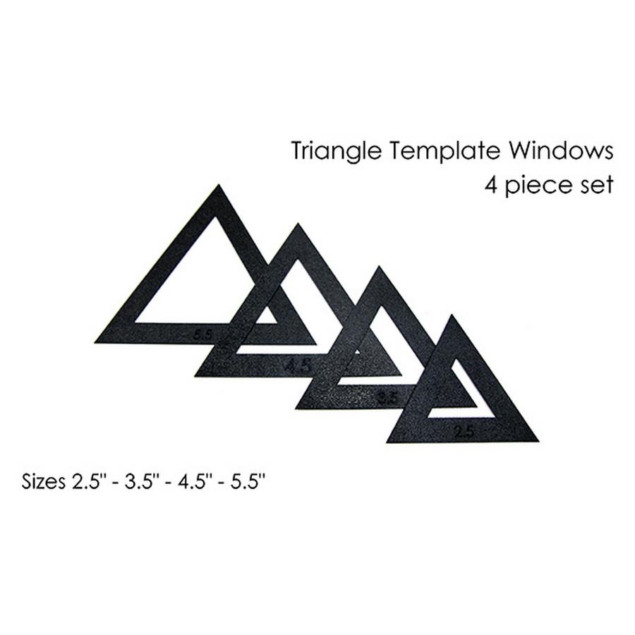 Martelli Small Triangle Fussy Cut Set (2.5in - 5.5in) - Sewingmachinesplus.com