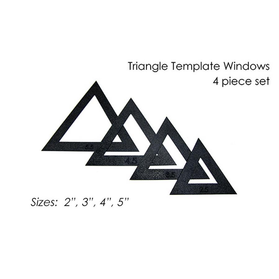 Martelli Small Triangle Fussy Cut Set (2in - 5in EVEN) - Sewingmachinesplus.com