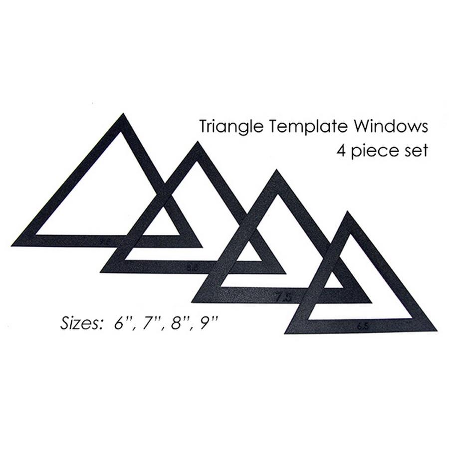 Martelli Large Triangle Fussy Cut Set (6in - 9in) - Sewingmachinesplus.com