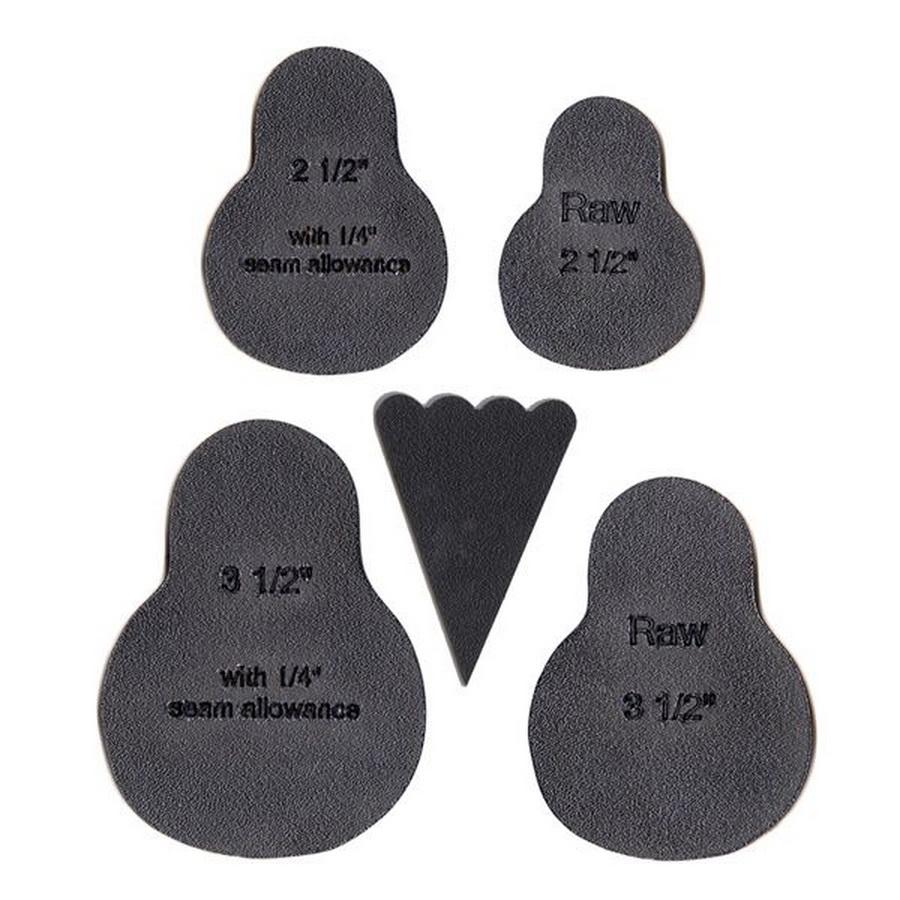 Martelli 5pc Pears/Birds Template Set - Sewingmachinesplus.com