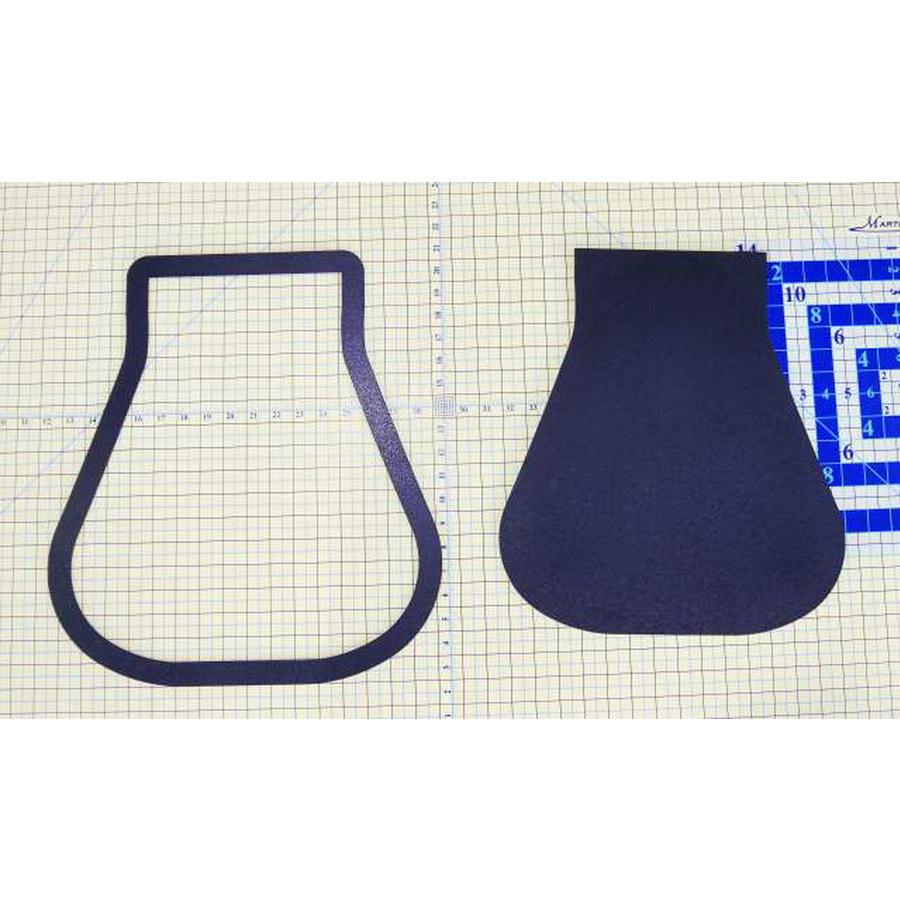 Martelli Bone Pillow Template (XL large with fussy) - Sewingmachinesplus.com