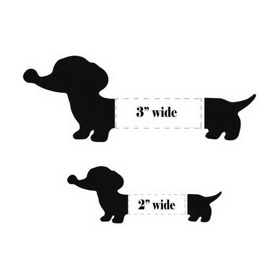 Martelli Dachshund Template Set (SM & LG template included) - Sewingmachinesplus.com