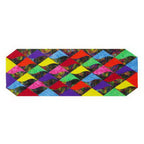 Martelli Dancing Diamonds Table Runner Template Set - Sewingmachinesplus.com