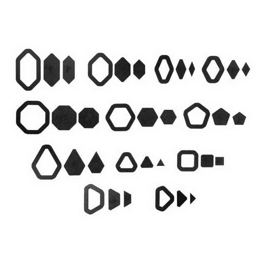 Martelli English Paper Piecing Template Set - Sewingmachinesplus.com