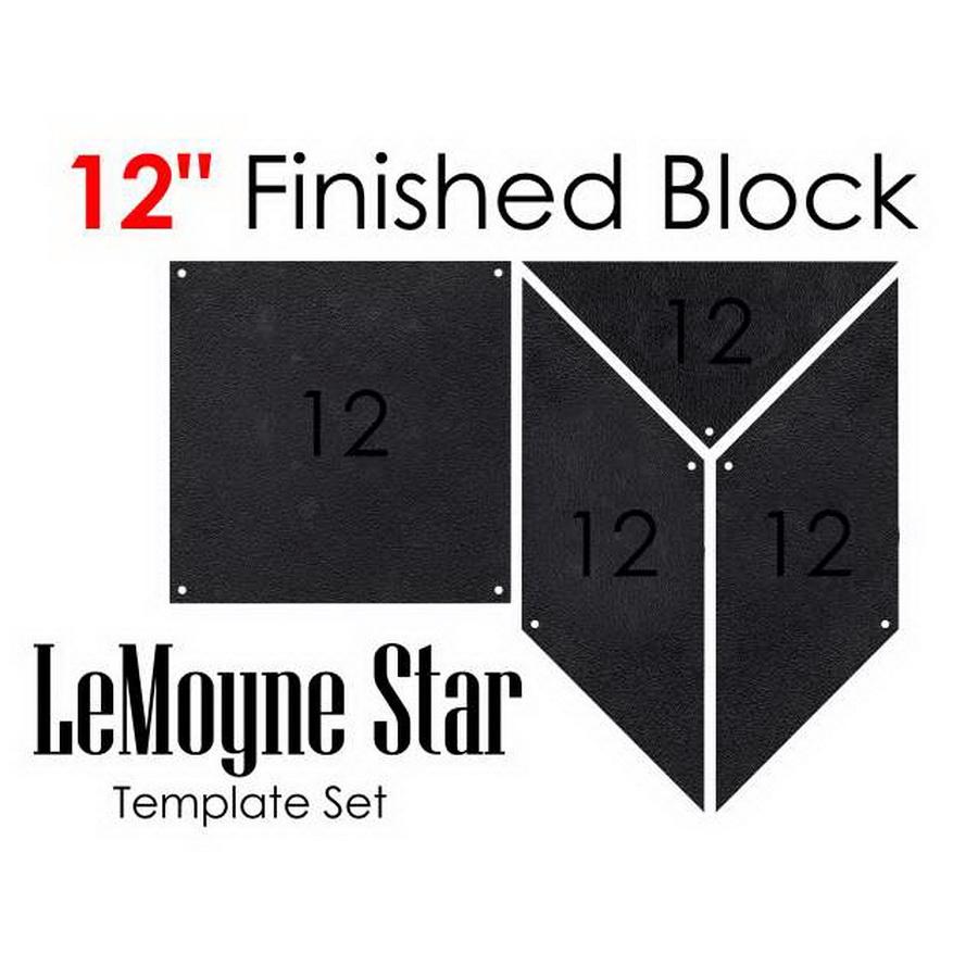 Martelli LeMoyne Star Template Set 4pc 12in - Sewingmachinesplus.com