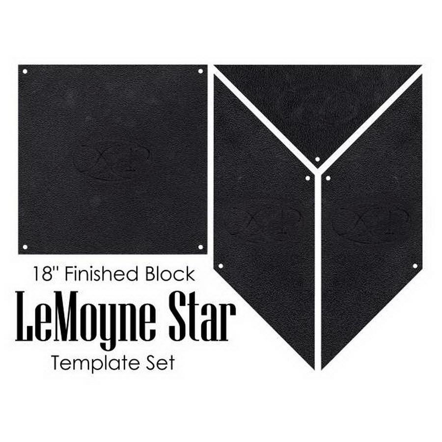 Martelli LeMoyne Star 4pc Template Set - Sewingmachinesplus.com