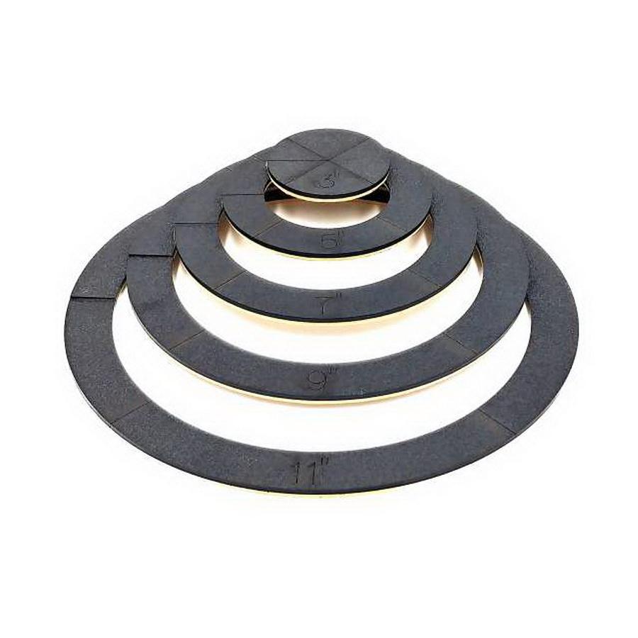 Martelli Nested Circle 5pc Template Set Odds - Sewingmachinesplus.com