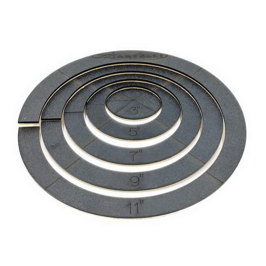 Martelli Nested Circle 5pc Template Set Odds - Sewingmachinesplus.com