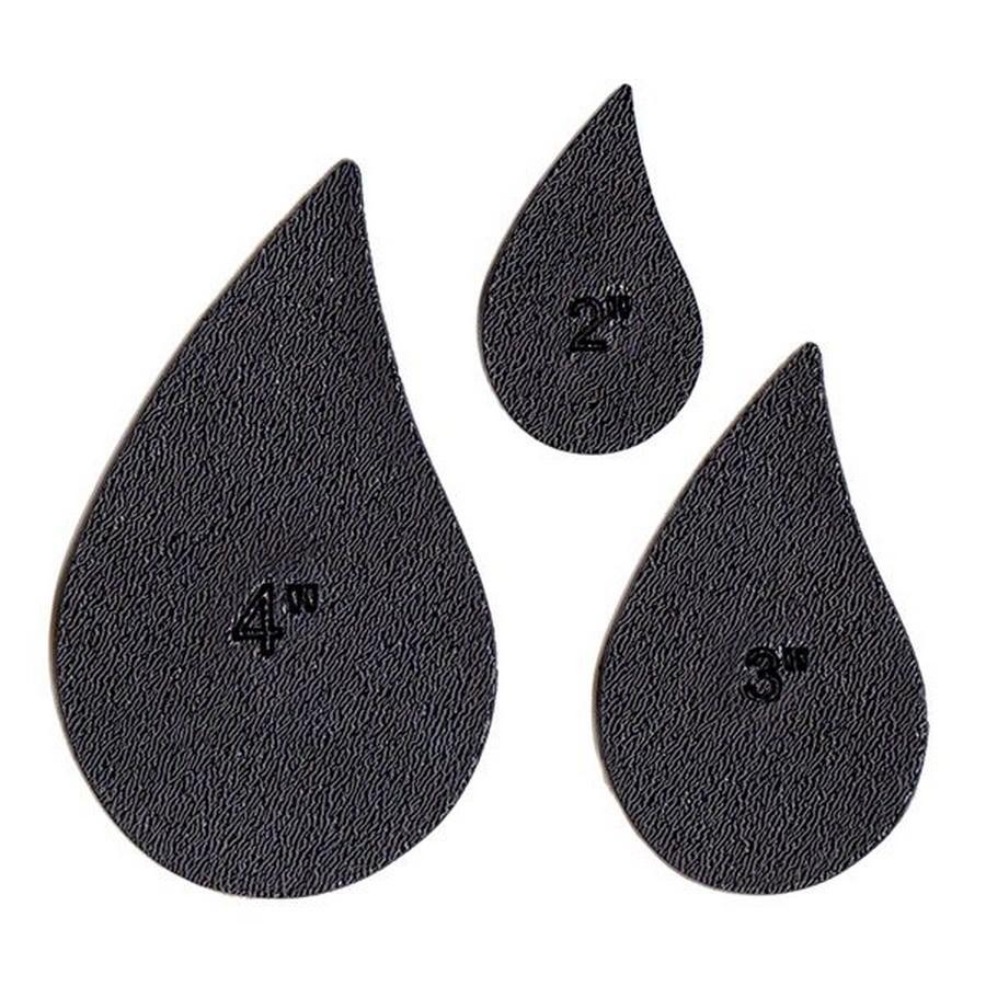 Martelli 3 Piece Paisley Template Set 4in, 3in, 2in - Sewingmachinesplus.com