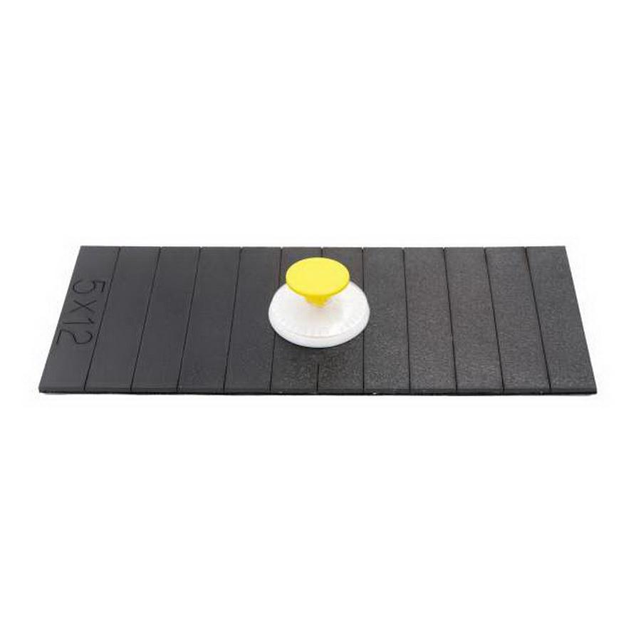 Martelli 5in x 12in Ruler with Permagrip Handle - Sewingmachinesplus.com