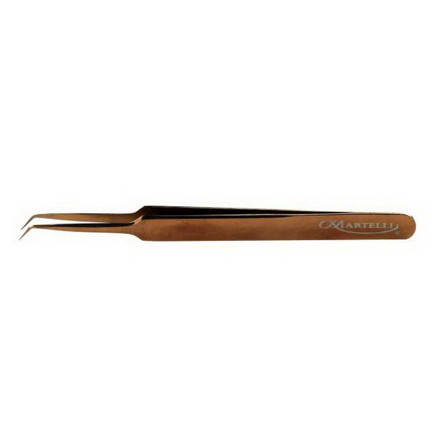 Martelli Rose Gold Tweezers - Sewingmachinesplus.com