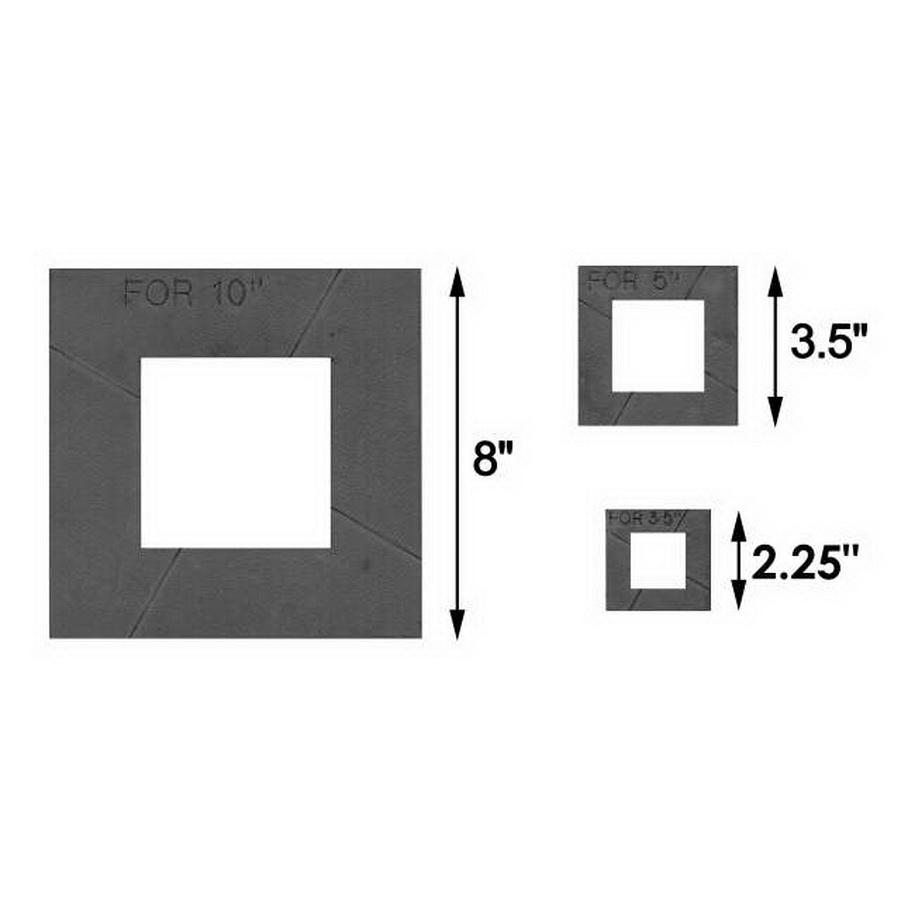 Martelli Square Dance Template Set 3pc - Sewingmachinesplus.com