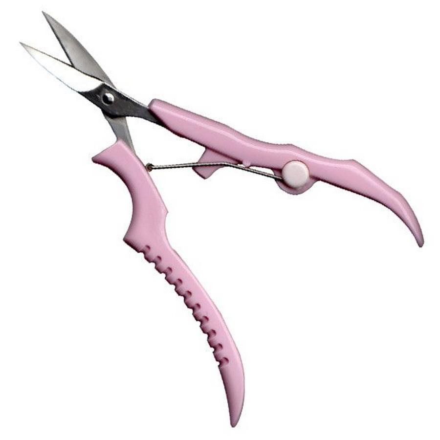 Martelli Curved Snippet Scissors (pink) - Sewingmachinesplus.com