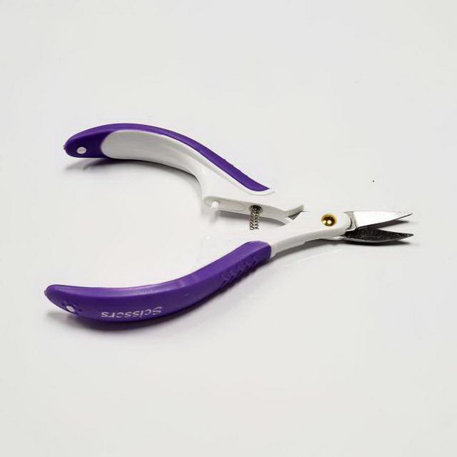 Martelli Curved Snippet Scissor (purple) - Sewingmachinesplus.com