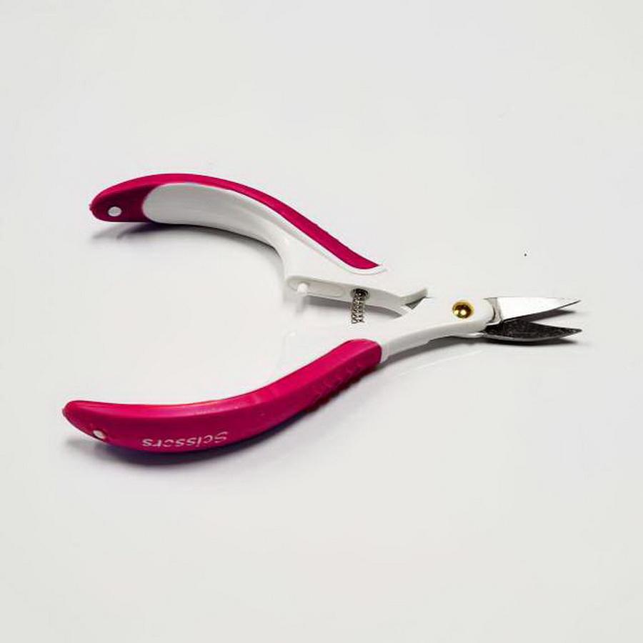 Martelli Curved Snippet Scissors (Red) - Sewingmachinesplus.com