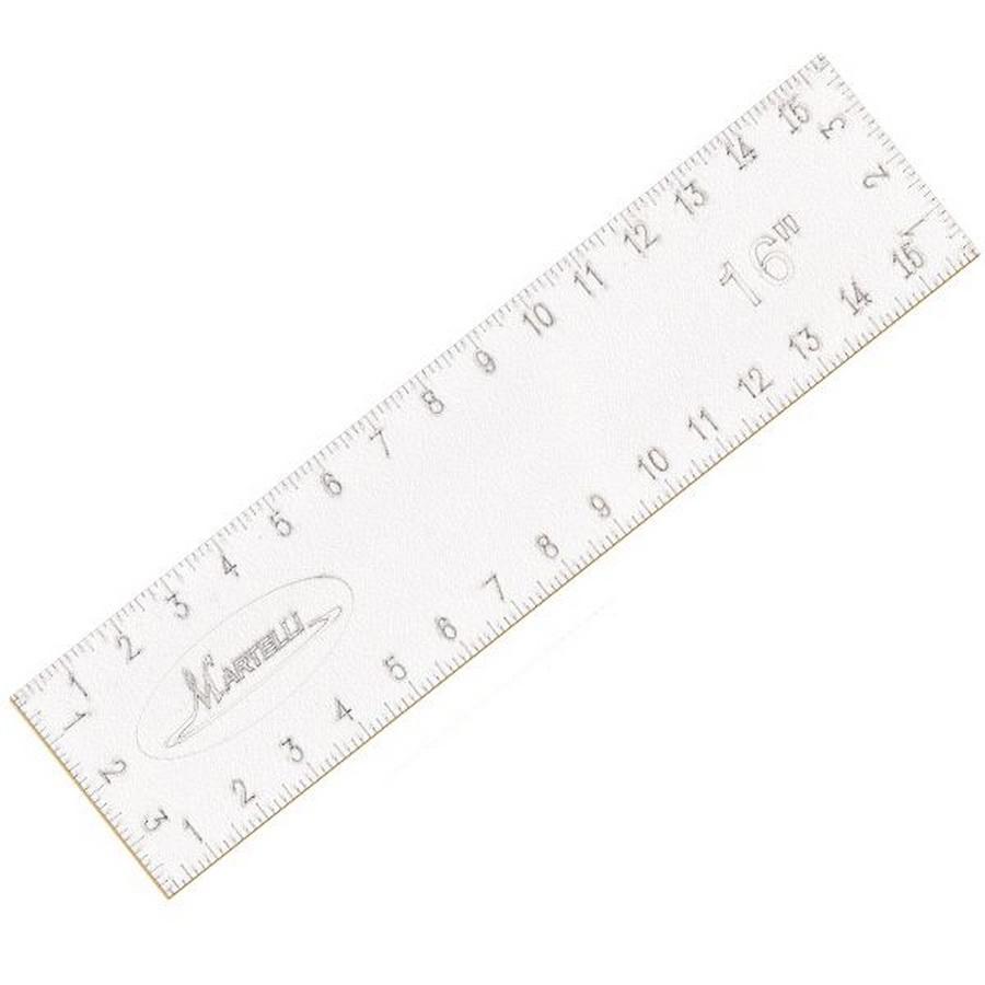 Martelli No Slip Ruler L 16in x W 4in - Sewingmachinesplus.com